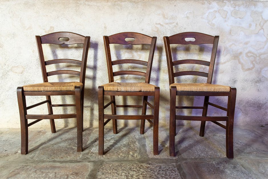 Handmade wooden chair showcasing fine joinery